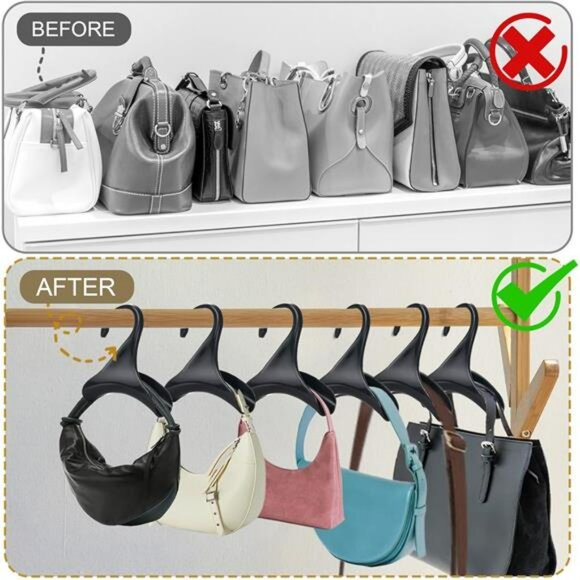 Closet purse hanger hooks bag organizer handbag holder storage hooks for totes - Picture 6 of 8